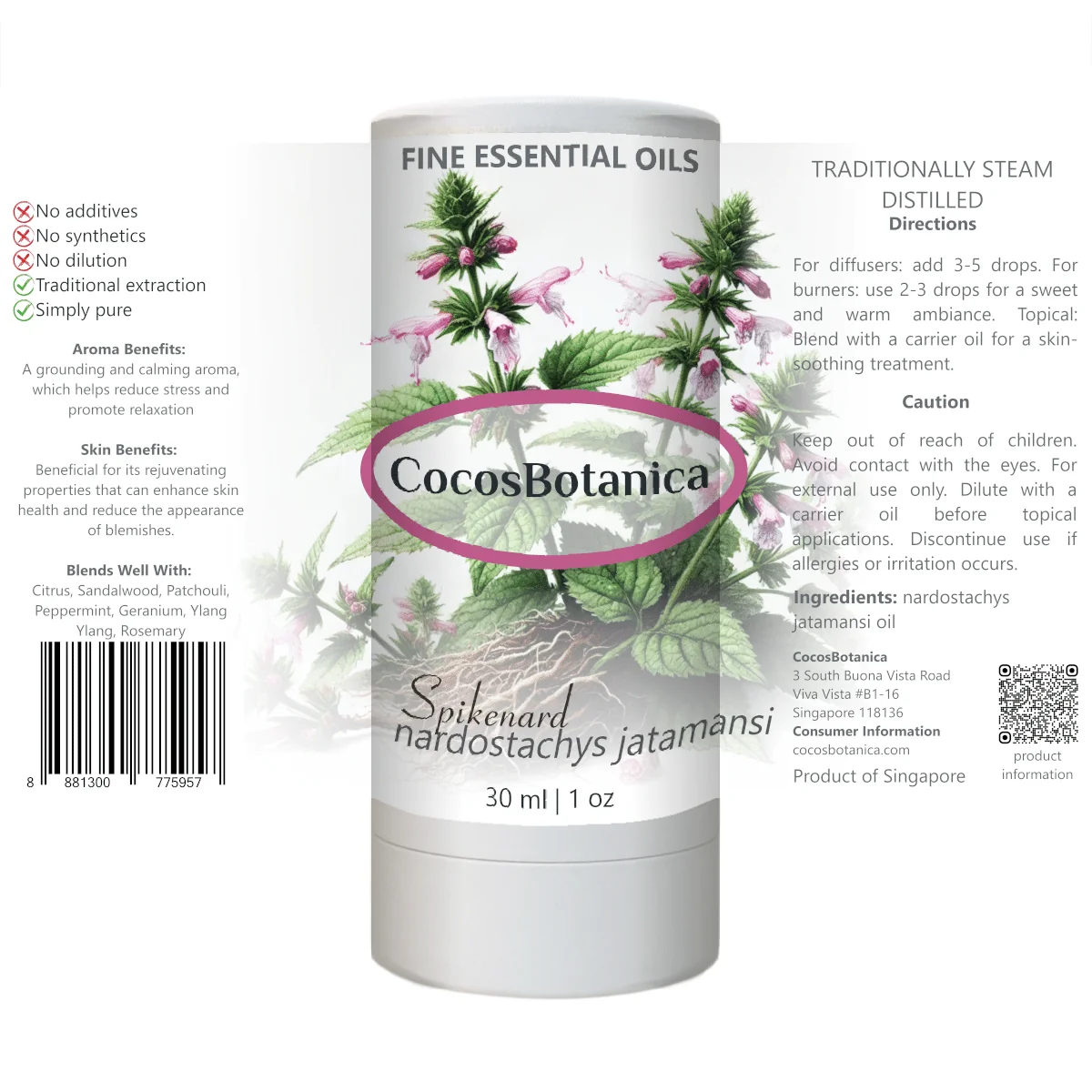 Spikenard (nardostachys jatamansi) Oil 30ml