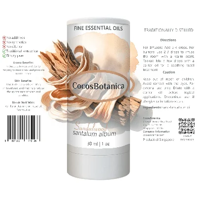 Sandalwood Oil (Santalum album Oil) 30 ml