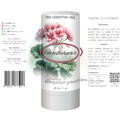 Geranium Oil (Pelargonium graveolens Oil) 30 ml